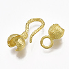 Brass Hook and S-Hook Clasps KK-T040-173C-NF-3