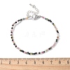 Natural Multicolor Tourmaline Bead Bracelets X-BJEW-JB04555-06-8