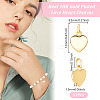 12Pcs Brass Charms KK-GO0002-22-2