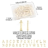 26Pcs 26 Styles Brass Pendants KK-FS0001-65G-4