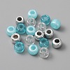 Translucent & Opaque Acrylic Beads OACR-WH0036-06-1