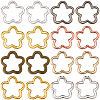80Pcs 8 Styles Zinc Alloy Bead Frame FIND-SP0020-75-7