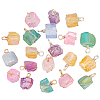 20Pcs 10 Styles Electroplated Natural Quartz Nuggets Pendants FIND-AR0005-64-1