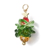 Christmas Theme Glass Pendants PALLOY-JF02863-1