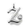 Brass Micro Pave Cubic Zirconia Pendants KK-B132-12P-Z-1