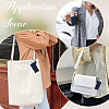 Silk Lipstick Bags with Black Plastic Key Clasps AJEW-WH20048-07E-4