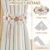 Fibre Flower Curtain Tiebacks AJEW-WH20022-50A-01-5