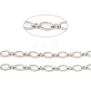 304 Stainless Steel Oval Link Chains CHS-E023-09P-2