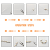 Brass Textured Beads KK-PH0035-88-NF-5