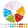 Ahandmaker 120Pcs 2 Style Imitation Austrian Crystal Beads SWAR-GA0001-01-1