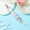 Sunflower Silicone Beaded Pendant Decorations KEYC-YW00063-01-1