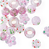 20Pcs 5 Styles Handmade Lampwork Bumpy Beads LAMP-TA0002-52-3