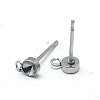 304 Stainless Steel Stud Earring Findings STAS-E029-1-2
