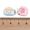 Opaque Resin Decoden Cabochons CRES-M036-07-3