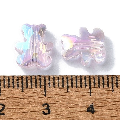 Electroplate Glass Beads EGLA-P059-01B-AB01-1