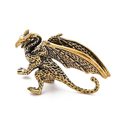 Brass Pterosaur Display Decoration KK-D370-10AG-B-1