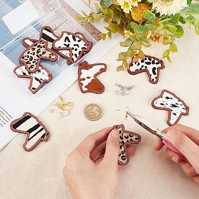 DIY Horse Head Earring Making Kit DIY-OC0009-81-1