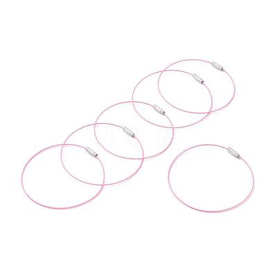 Steel Wire Bracelet Cord DIY Jewelry Making TWIR-R004-03-1