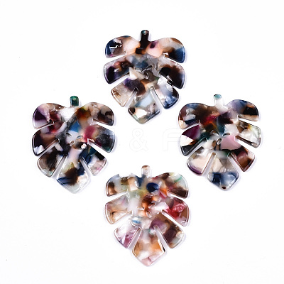 Cellulose Acetate(Resin) Pendants X-KY-S163-122-1