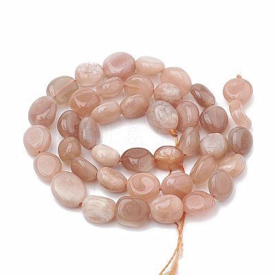 Natural Sunstone Beads Strands G-S331-8x10-011-1