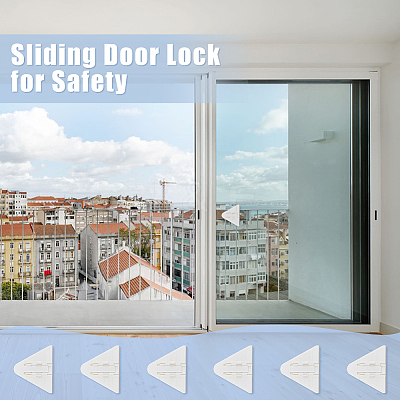 15Pcs Plastic Child Safety Lock for Sliding Door FIND-DC0004-16-1