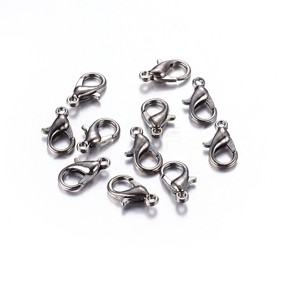 Zinc Alloy Lobster Claw Clasps E106-B-1