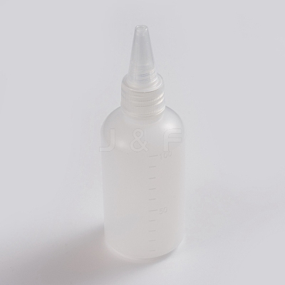 Plastic Graduated Glue Bottles X-TOOL-WH0021-40-100ml-1