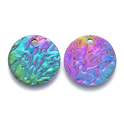 Ion Plating(IP) 304 Stainless Steel Charms STAS-M228-C01-M-1