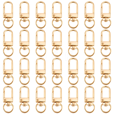 36Pcs Alloy Swivel Clasps PURS-CN0001-12P-1