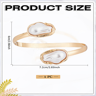 1Pc Iron Cuff Bangles BJEW-LP0005-02G-1