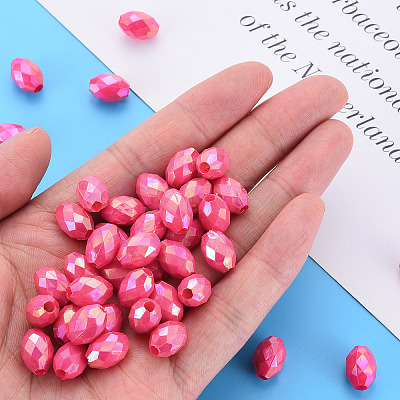 Opaque Acrylic Beads TACR-S153-32I-03-1