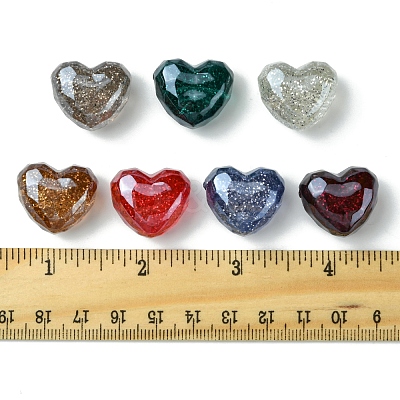 21Pcs 7 Colors Transparent Acrylic Beads OACR-FS0001-94-1