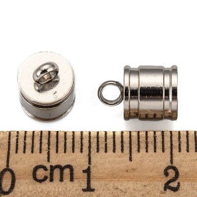 Tarnish Resistant 304 Stainless Steel Cord Ends STAS-E020-2-1