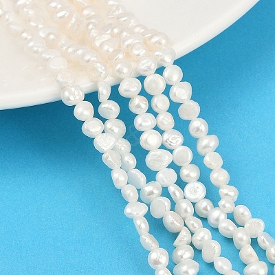 Natural Cultured Freshwater Pearl Beads Strands PEAR-P064-19D-09A-1