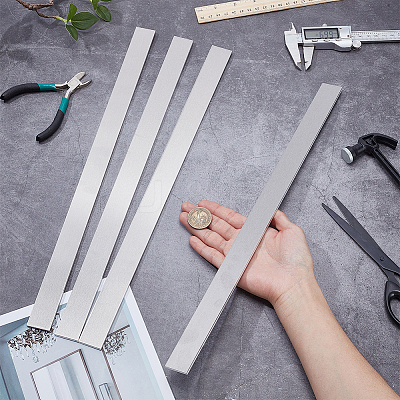 Anodized Aluminum Alloy Blank Sheets DIY-WH0888-186C-1