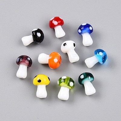 Handmade Lampwork Beads Strands X-LAMP-E015-03L-1