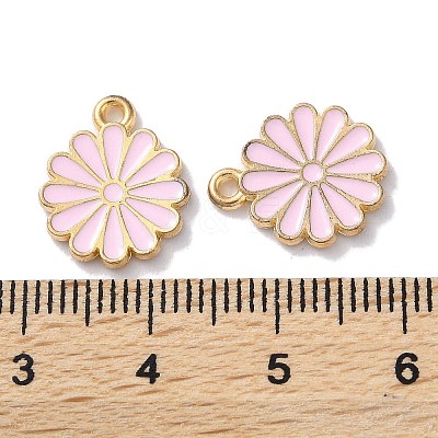 Alloy Enamel Pendants ENAM-O001-07H-G-1