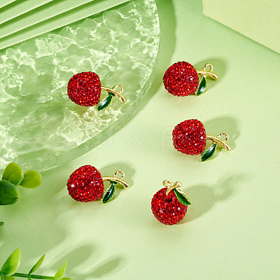 5Pcs Handmade Polymer Clay Beads CLAY-TA0001-98A-1