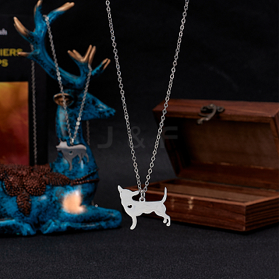 304 Stainless Steel Pendants STAS-SC0001-64P-1