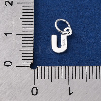 925 Sterling Silver Letter Charms LS-STER-C012-01S-U-1