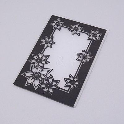 Plastic Embossing Folders DIY-WH0186-51-1