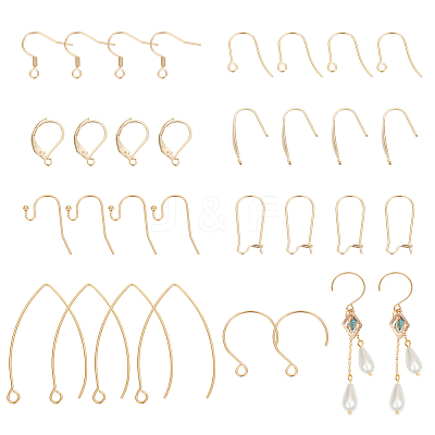 304 Stainless Steel Earring Hooks STAS-UN0001-34G-1