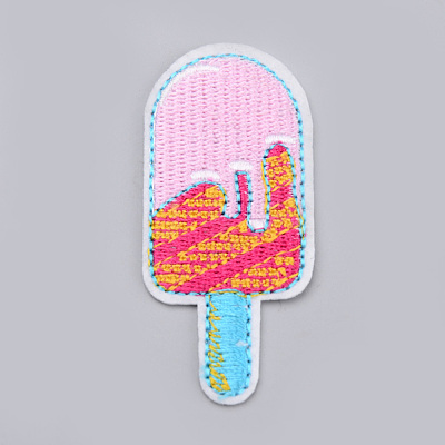 Computerized Embroidery Cloth Iron On/Sew On Patches AJEW-S067-068-1
