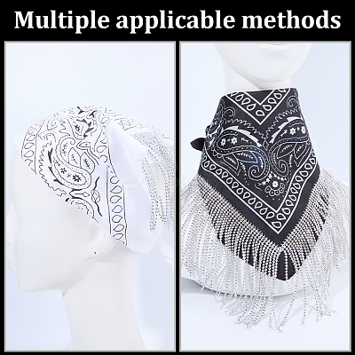 2Pcs 2 Colors Versatile Outdoor Cycling Bandana for Women OHAR-CY0001-21A-1