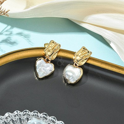 304 Stainless Steel Stud Dangle Earrings EJEW-JE07240-01-1