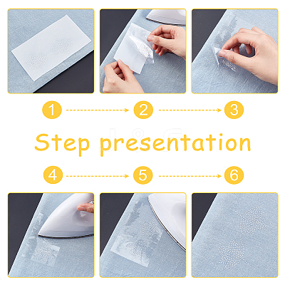 Glitter Hotfix Rhinestone(Hot Melt Adhesive On The Back) DIY-WH0188-90D-1