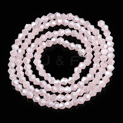 Imitation Jade Electroplate Glass Beads Strands LS-EGLA-A039-J2mm-A07-1