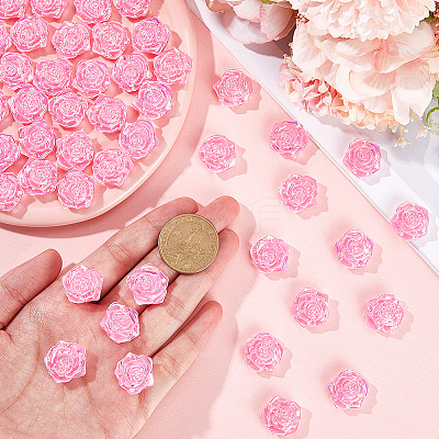 100Pcs Opaque ABS Plastic Cabochons KY-SP0001-16B-1