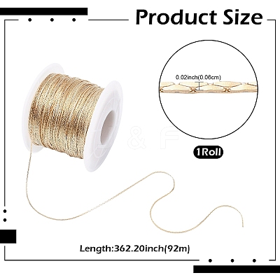 Brass Serpentine Chains CHC-YW0003-01G-1