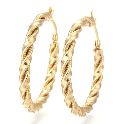 304 Stainless Steel Hoop Earring EJEW-F257-16G-1